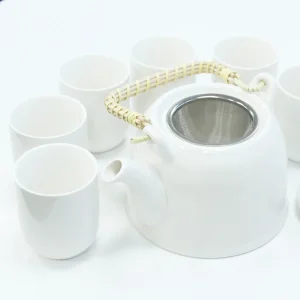 Kruiden theepot set - Klassiek Wit