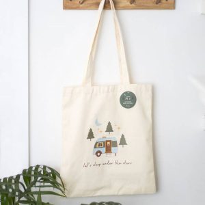 Katoenen Tas Let's Sleep Under The Stars