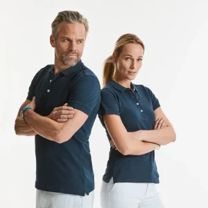Russell Ladies Fitted Stretch Polo