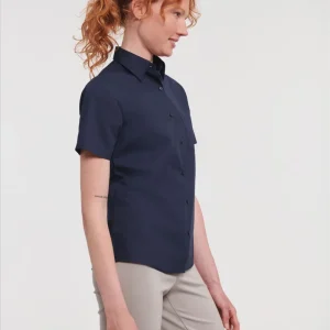 Russell Ladies SS Clas. Polycotton Poplin Shirt