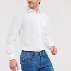 Russell Men LSL Clas. Pure Cotton Poplin Shirt