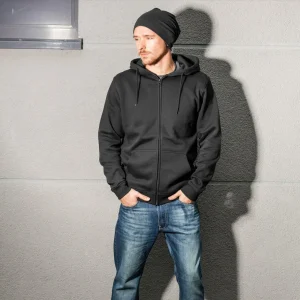 Heavy zip hoody