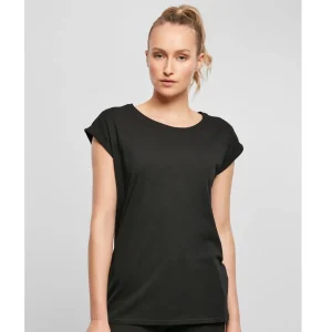 Ladies organic extended shoulder tee
