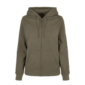 Ladies basic zip hoody