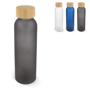 Waterfles glas & bamboe 500 ml