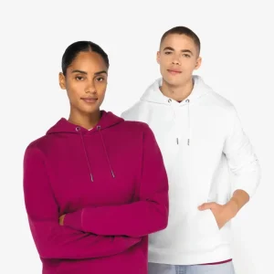 Ecologische uniseks sweater met capuchon
