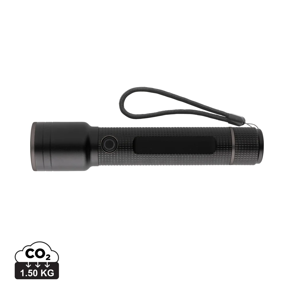 Gear X RCS gerecycled aluminium USB-oplaadbare zaklamp large - Afbeelding 2