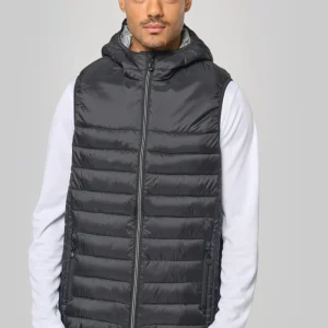 Bodywarmer met capuchon volwassene