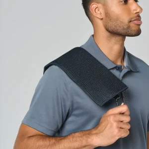 Golfhanddoek met honinggraatstructuur