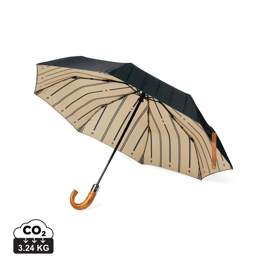 VINGA Bosler AWARE™ RPET 21″ opvouwbare paraplu
