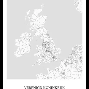 Landen poster Verenigd Koninkrijk