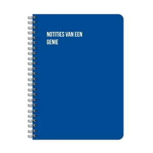 Notitieboek - Notities van een genie