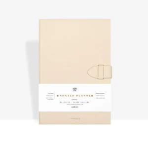 Scribble & Dot Ongedateerde Wekelijkse & Maandplanner | Beige
