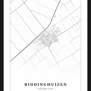 Stadskaart Biddinghuizen