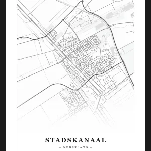 Stadskaart Stadskanaal