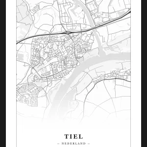 Stadskaart Tiel