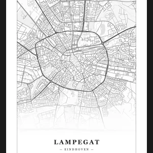 Steden poster Lampegat (Eindhoven)